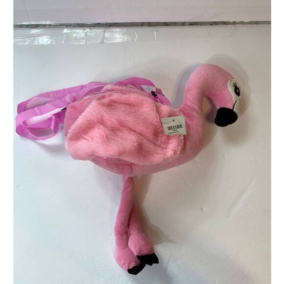 Flamingo Stuffed Animal Purse - Picture 2 of 12